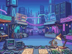 Market District, workspace (desktop)