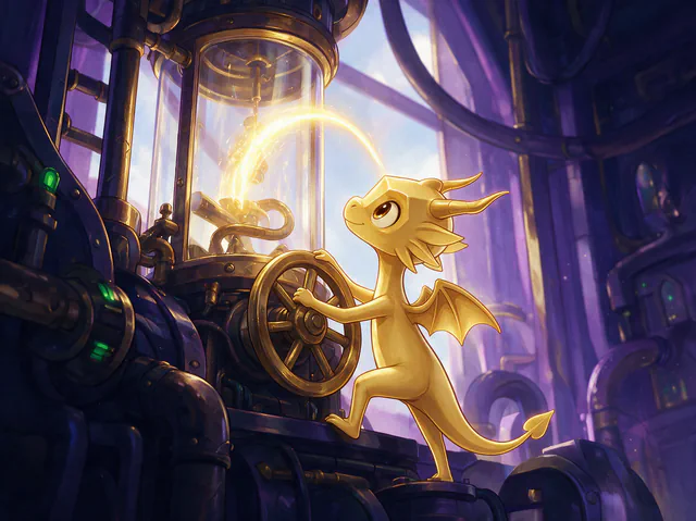 $Auggy story illustration: Meter Valve Open