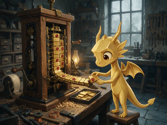 $Auggy story illustration: Workshop Ledger Engine