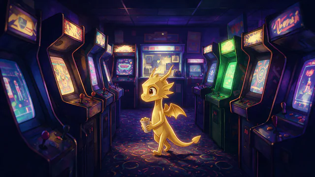 $Auggy story illustration: Arcade Wide