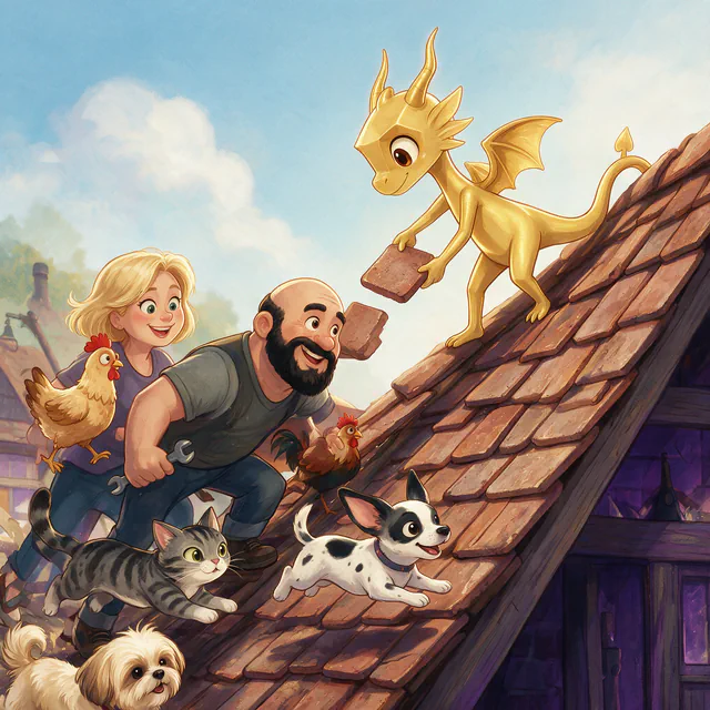 $Auggy story illustration: Barn Roof Relay