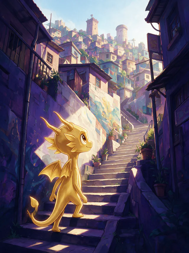 $Auggy story illustration: Seoul Hillside Alleys
