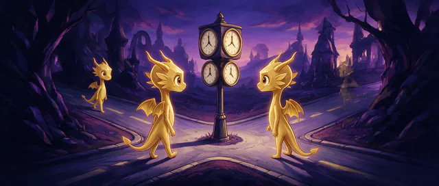 $Auggy story illustration: Three Travellers