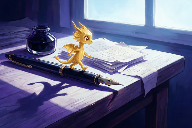 $Auggy story illustration: Giant Desk Crossing