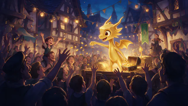 $Auggy story illustration: Village Festival Payout