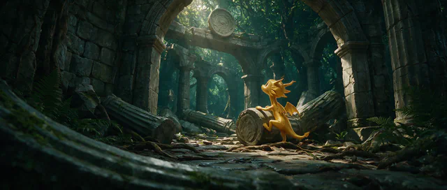 $Auggy story illustration: Ruins Exploration
