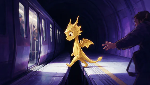 $Auggy story illustration: London Tube Gap