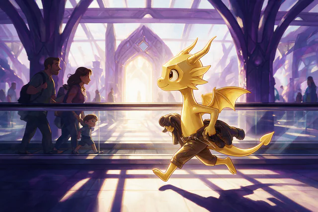 $Auggy story illustration: Security Gate Sprint