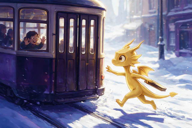 $Auggy story illustration: Toronto Streetcar Chase