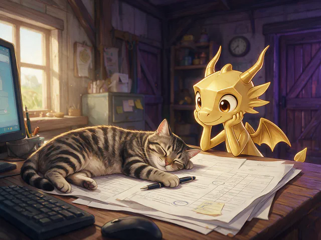$Auggy story illustration: Logan Desk Occupation