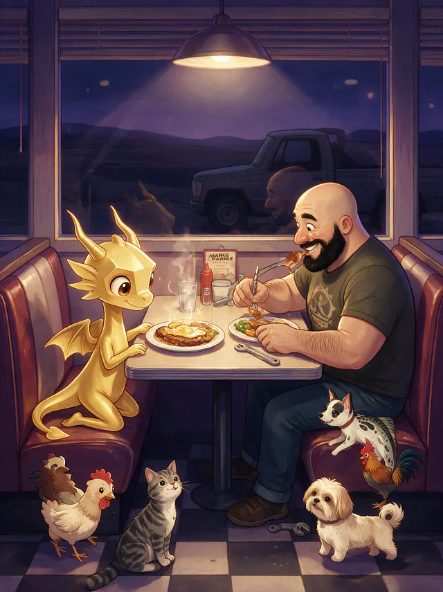 $Auggy story illustration: Trip Roadside Diner