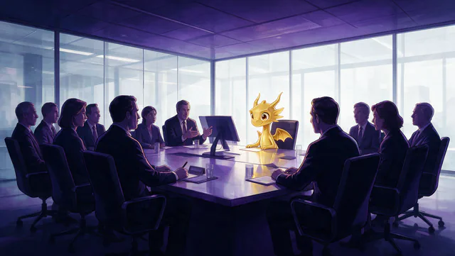 $Auggy story illustration: Boardroom Wide