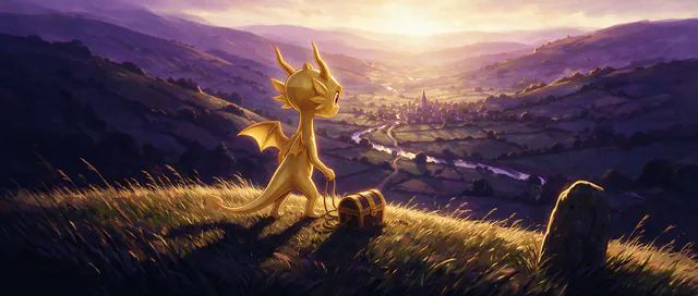$Auggy story illustration: Hilltop Overlook